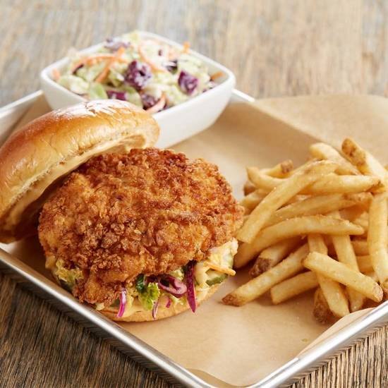 Order New BJ's Kickin' Chicken Sandwich food online from Bj Restaurant & Brewhouse store, Downey on bringmethat.com