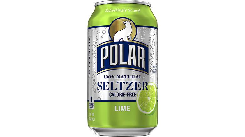 Order Polar Seltzer Water Lime food online from Trumbull Mobil store, Trumbull on bringmethat.com
