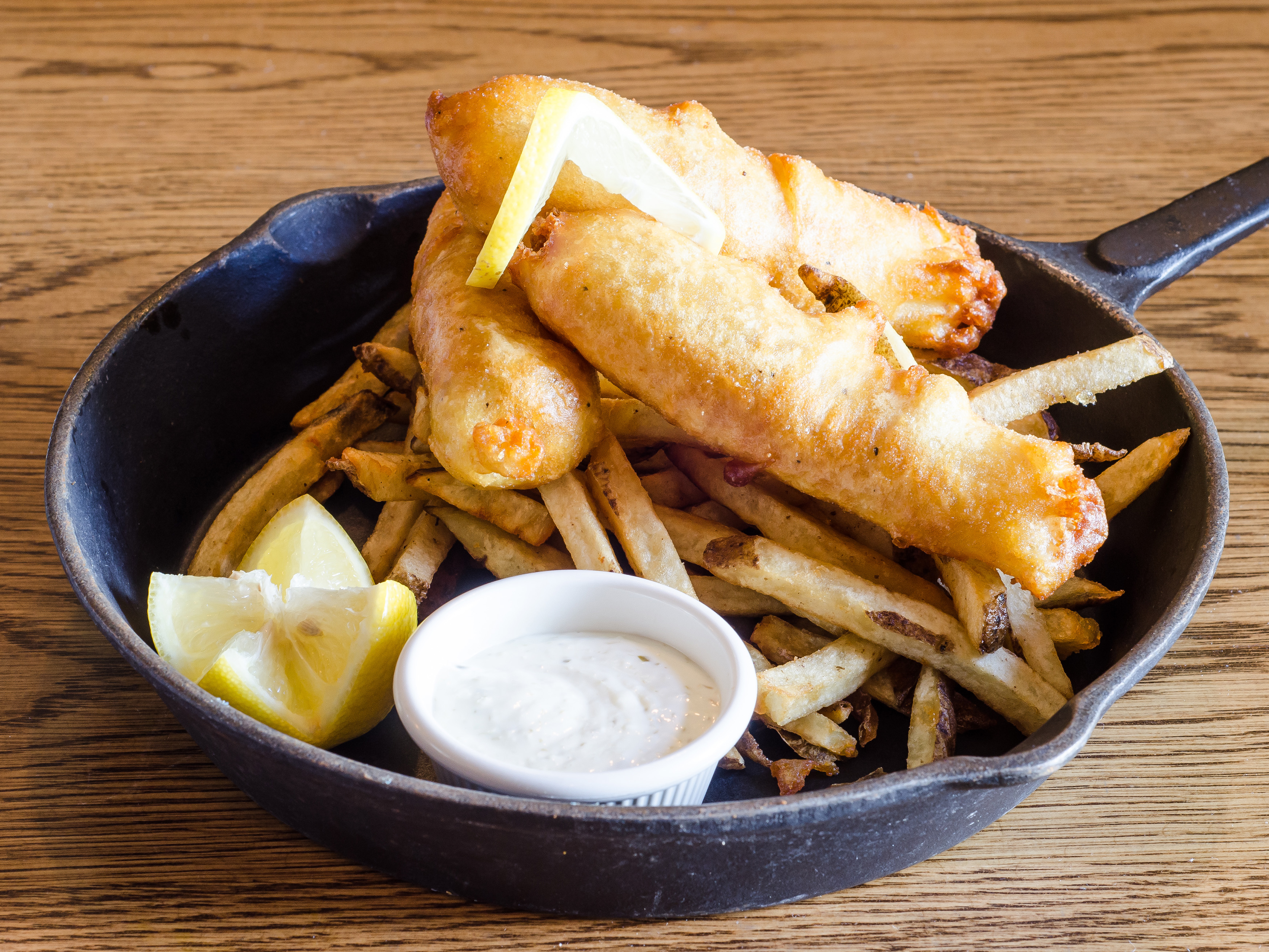 Order Fish and Chips food online from Woodbines store, Long Island City on bringmethat.com
