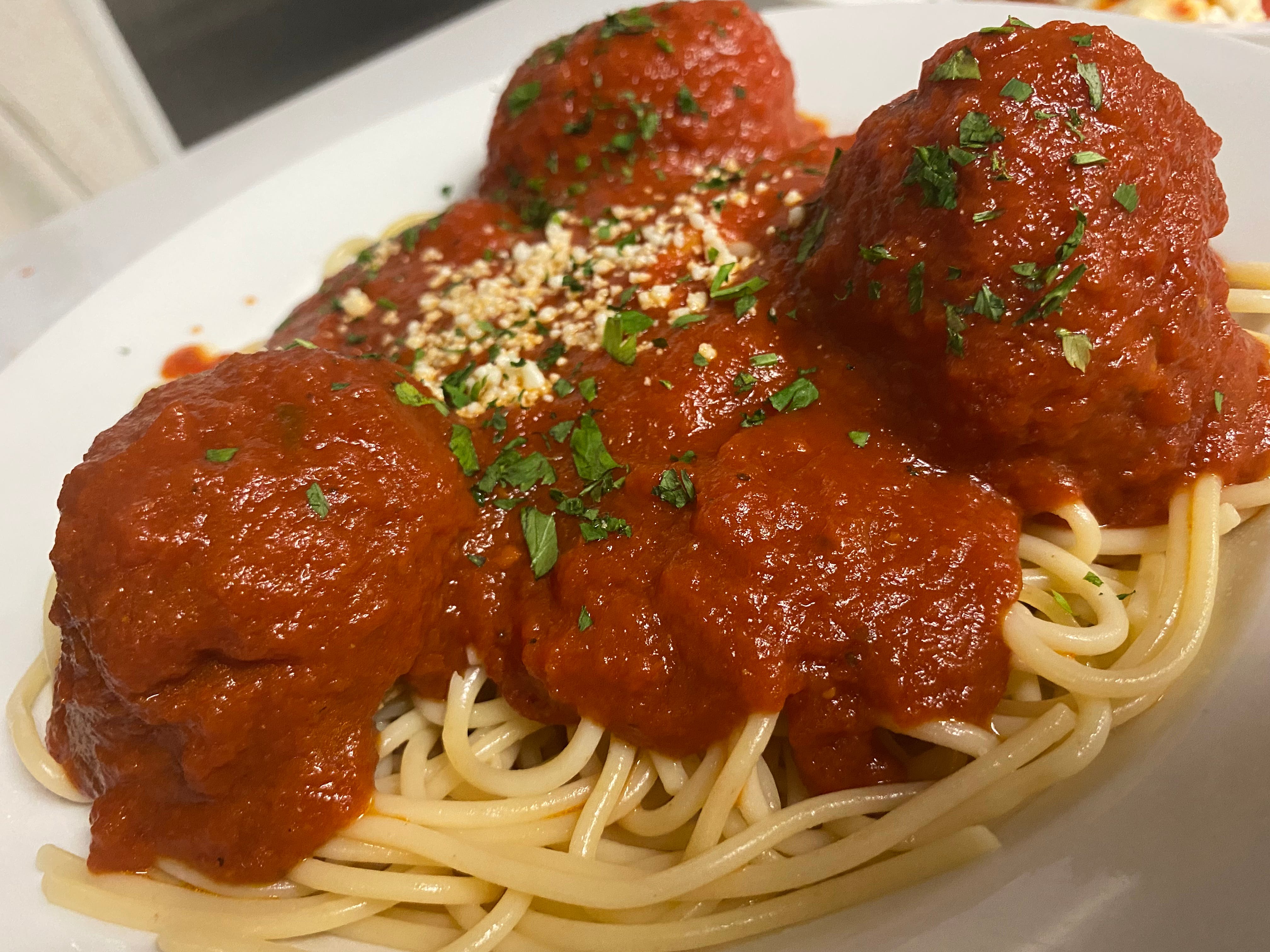 Order Pasta with Meatballs - Pasta food online from Pop-Pop Ny Pizza store, Jackson Township on bringmethat.com