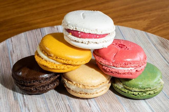 Order 3 Pcs Mixed Macarons food online from Pizza Express store, Albany on bringmethat.com