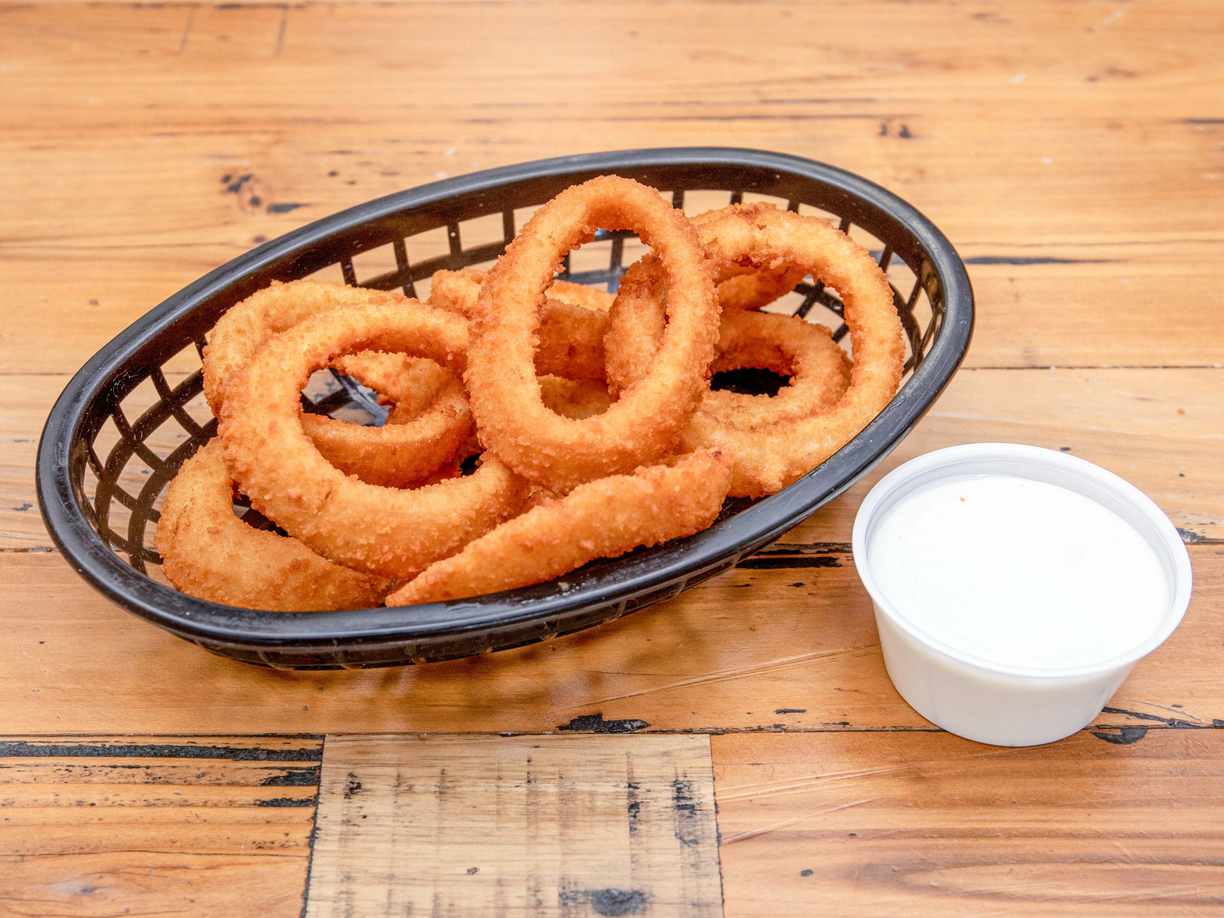 Order Onion Rings food online from Fresco Pizzeria store, Wilmington on bringmethat.com