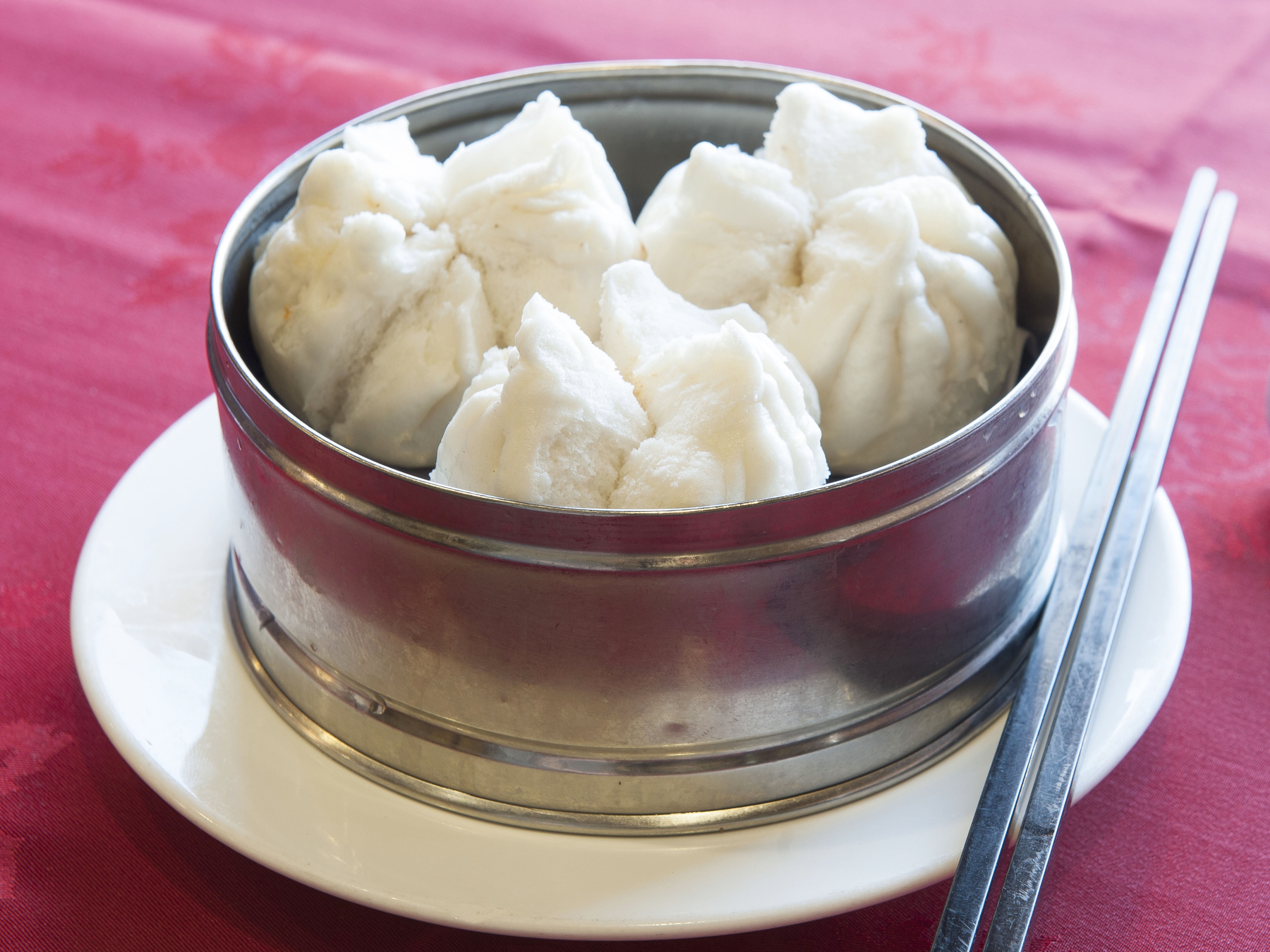 Order 48. Char Siu Bao 叉烧包 food online from Moon house chinese cuisine store, Los Angeles on bringmethat.com