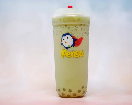 Order Thai Green Milk Tea food online from Pengo Drink Station store, Laguna Hills on bringmethat.com