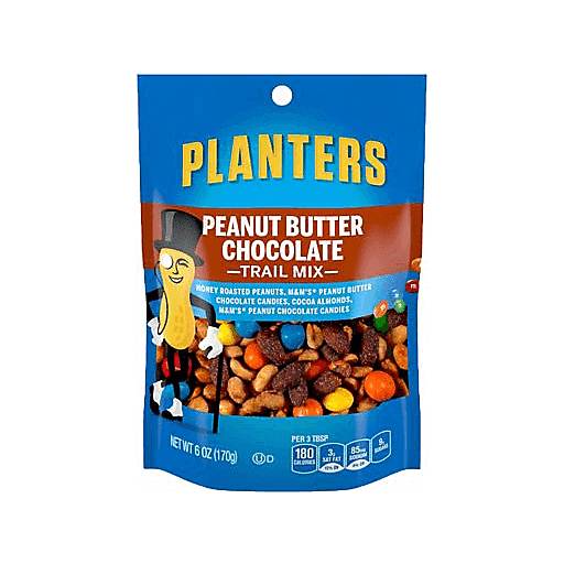 Order Planters Peanut Butter and Chocolate Trail Mix (6 OZ) sku:133931 133931 food online from BevMo! store, Greenbrae on bringmethat.com