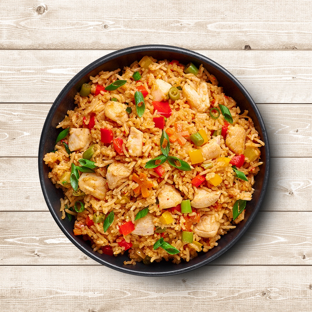 Order Chicken Dragon Fried Rice food online from The Hungry Himalayan store, Houston on bringmethat.com