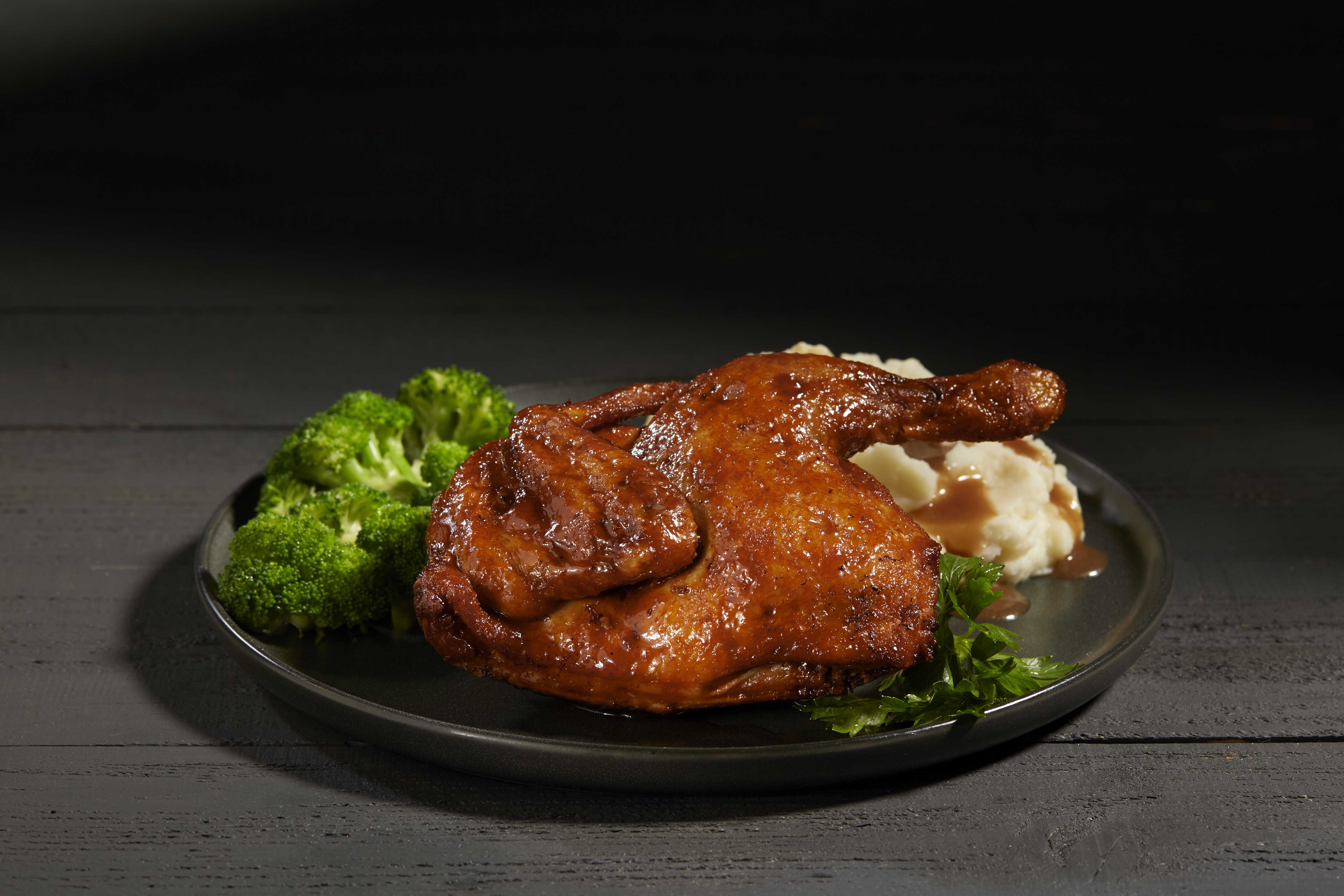 Order Maple Bourbon BBQ Half Chicken food online from Frisch Big Boy store, Loveland on bringmethat.com