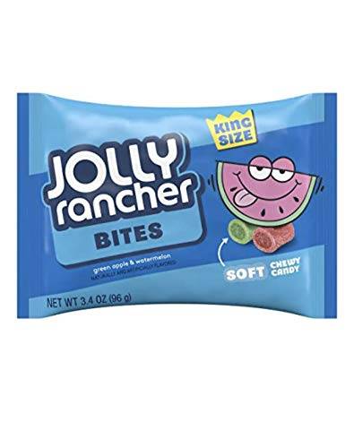 Order Jolly rancher bites - green apple & watermelon king size food online from Exxon Food Mart store, Port Huron on bringmethat.com