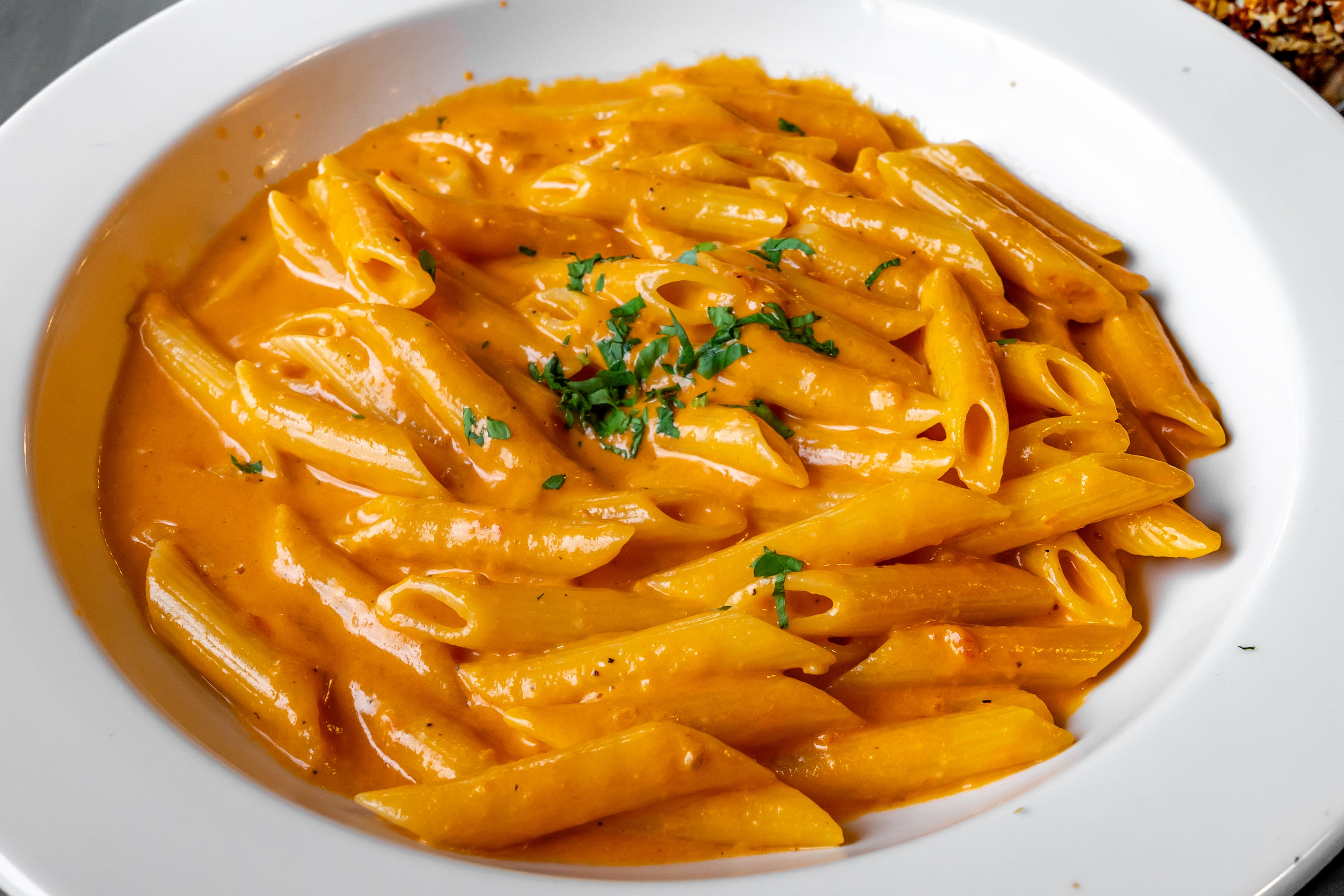 Order Penne Alla Vodka - Pasta food online from Gino Parlor Of Sandy Hook store, Sandy Hook on bringmethat.com