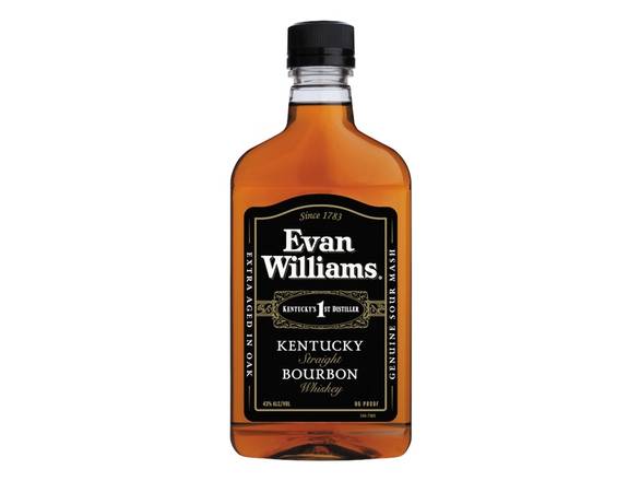 Order Evan Williams Bourbon  - 375ml Bottle food online from Josh Wines & Liquors Inc store, New York on bringmethat.com