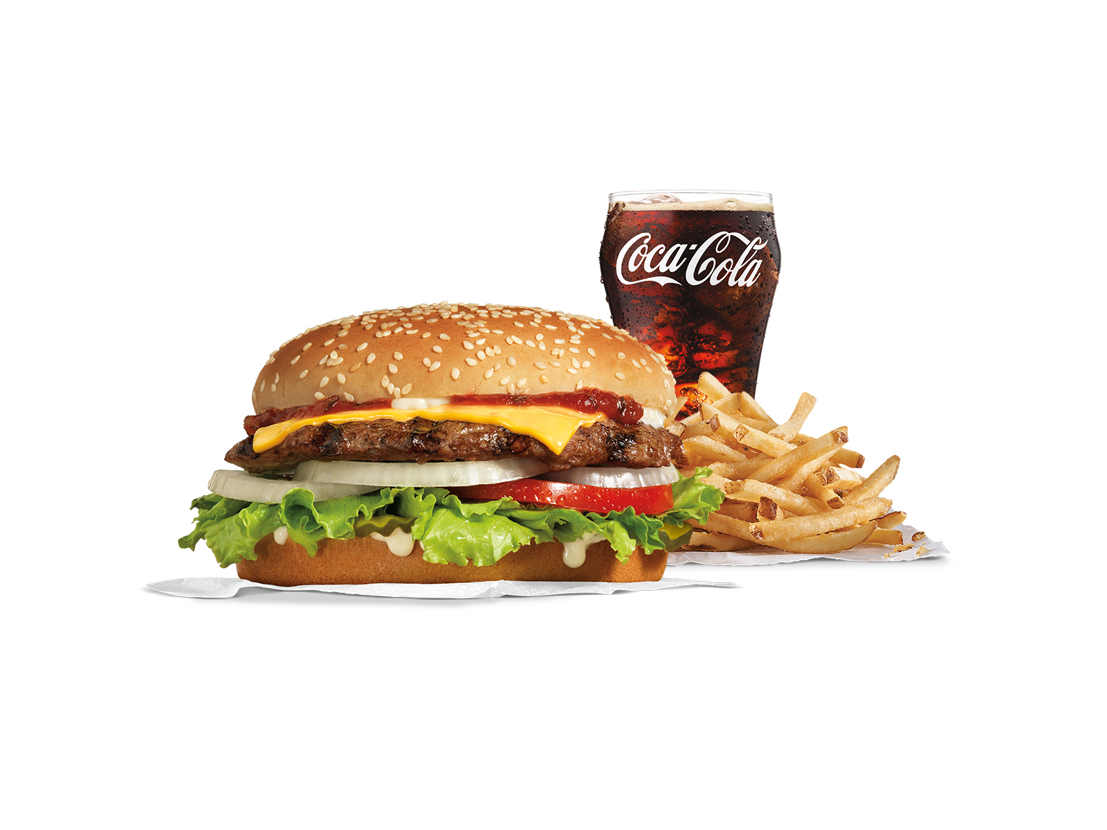 Order Famous Star® with Cheese Combo  food online from Hardee store, New Philadelphia on bringmethat.com