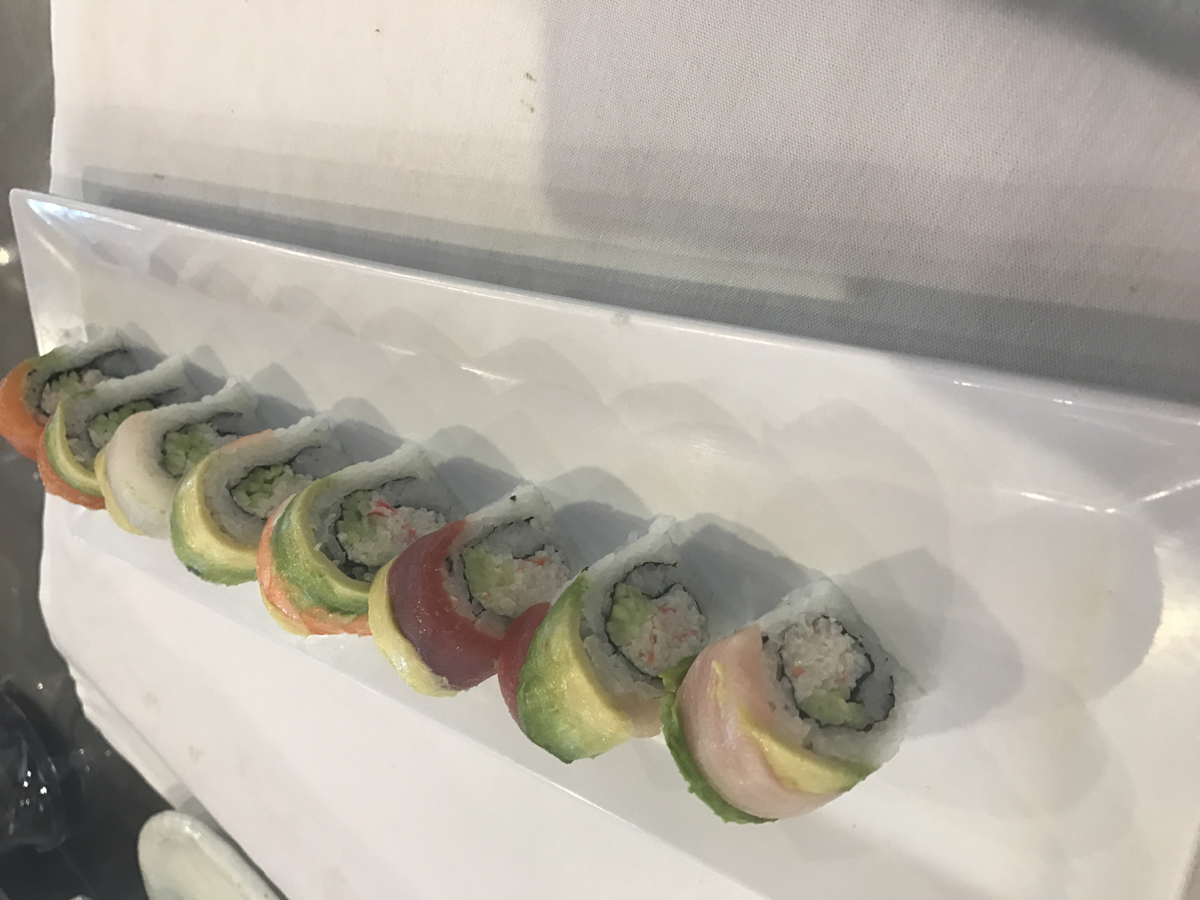 Order Rainbow Roll  food online from Orient Sushi Grill store, Gilbert on bringmethat.com