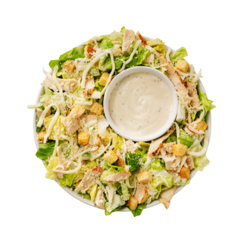 Order Chicken Caesar Salad food online from Rapid Fire Pizza store, Universal City on bringmethat.com