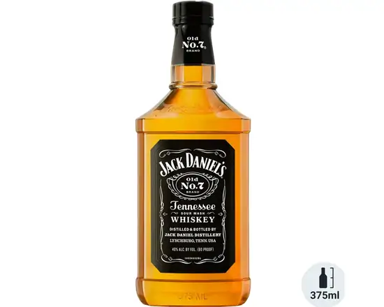 Order Jack Daniel's Black Label, 375mL whiskey (40.0% ABV) food online from Van Ness Liquors store, San Francisco on bringmethat.com