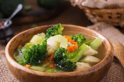 Order Bean Curd with Mixed Vegetable Soup food online from Hunan Cottage store, Plainview on bringmethat.com
