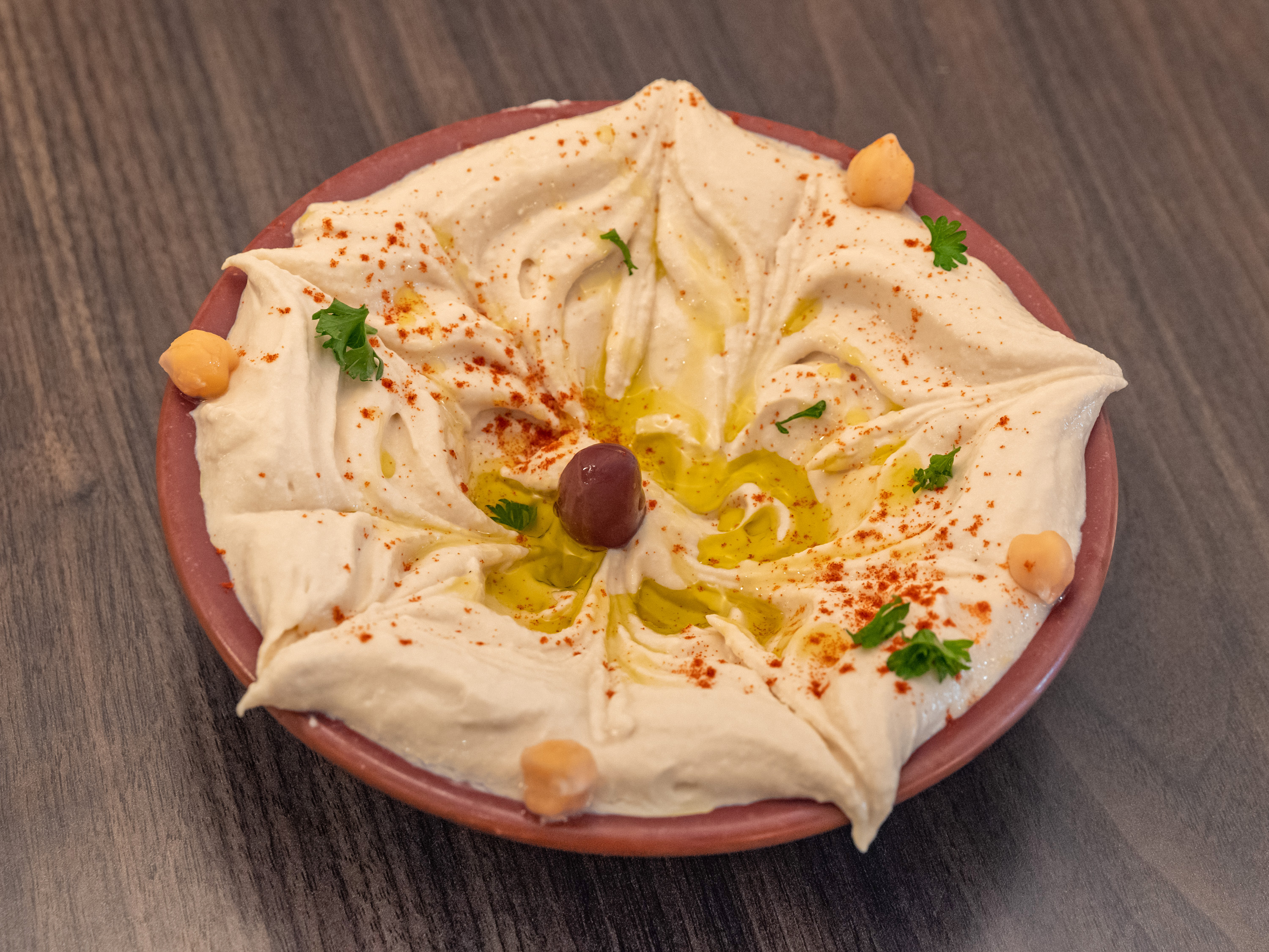 Order Hummus food online from Alloush Grill store, Livonia on bringmethat.com