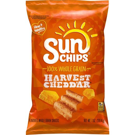 Order Sun Chips Harvest Cheddar 7OZ (7 OZ) 138059 food online from Bevmo! store, Albany on bringmethat.com