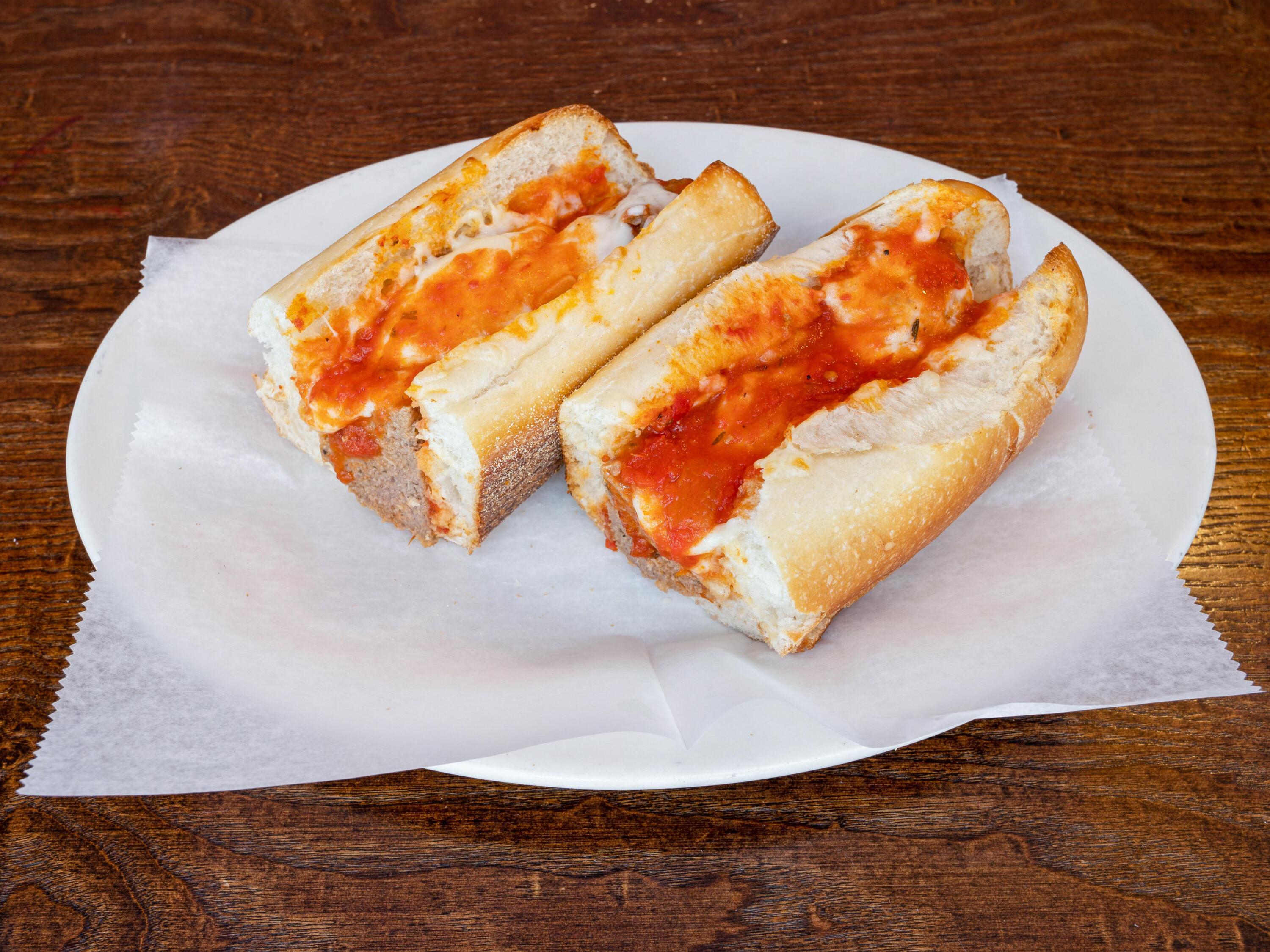Order Meatballs Hot Sub food online from Primo Pizza store, Wayne on bringmethat.com