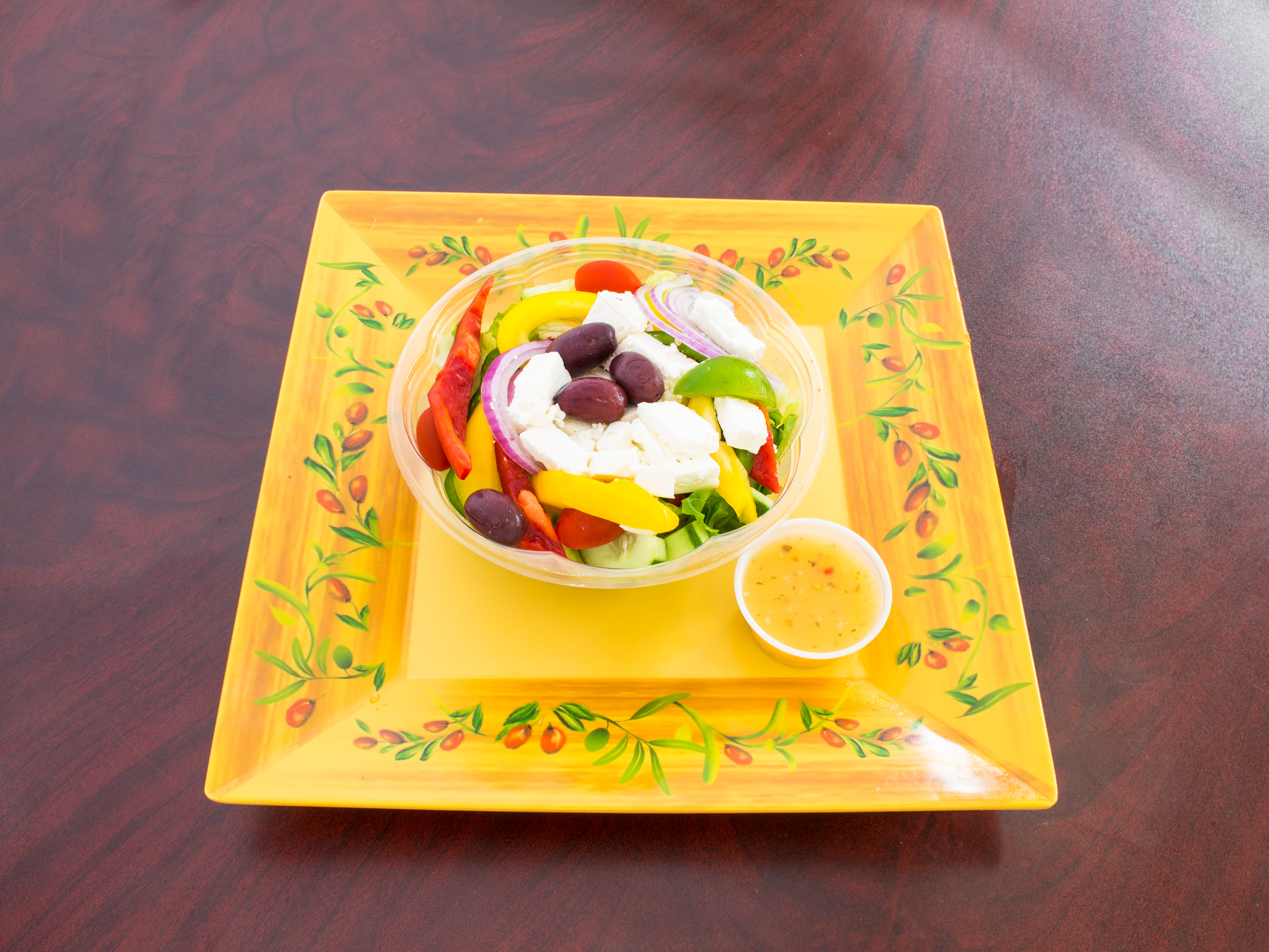 Order Greek Salad food online from Othello Deli store, Astoria on bringmethat.com