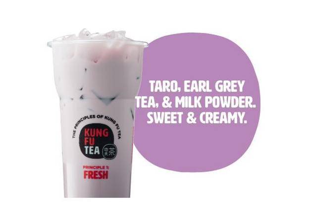 Order Taro Milk Tea food online from Kung Fu Tea store, Germantown on bringmethat.com