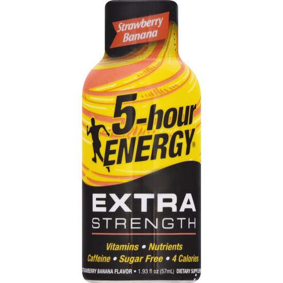 Order 5-hour ENERGY Shot, Extra Strength Strawberry Banana, 1.93 Ounce, 24 count food online from Exxon Food Mart store, Port Huron on bringmethat.com