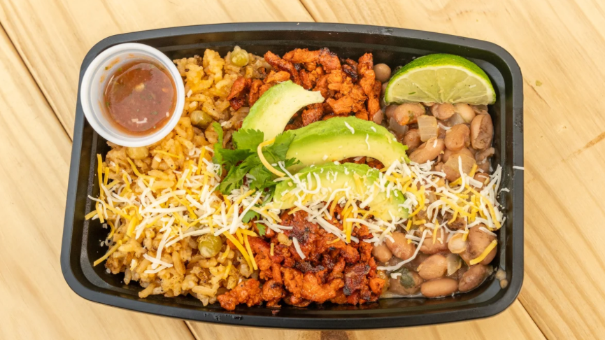 Order Pastor Bowl food online from Tacoly Moly store, Austin on bringmethat.com
