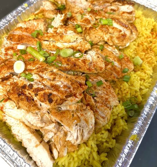 Order *Chicken & Rice Tray food online from Bailey Seafood store, Buffalo on bringmethat.com
