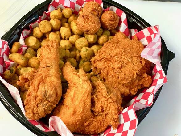 Order *3 pc Dinner Chicken food online from Bailey Seafood store, Buffalo on bringmethat.com