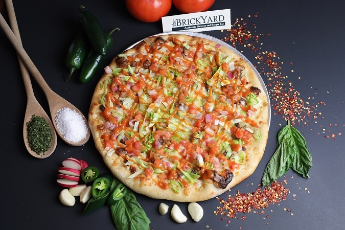 Order Cheeseburger Pizza food online from The Brickyard store, Woburn on bringmethat.com
