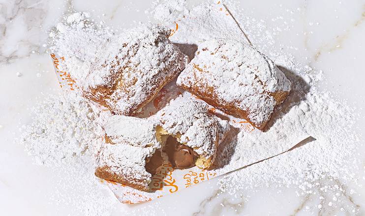 Order 3Pc Chocolate Beignets food online from Popeyes store, Gray on bringmethat.com