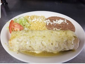 Order Burrito Verde food online from Mexico Restaurant store, Des Plaines on bringmethat.com