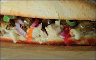 Order Buffalo Chicken Sandwich - Sandwich food online from Garlic Jim's Pizza Hausman Rd store, San Antonio on bringmethat.com