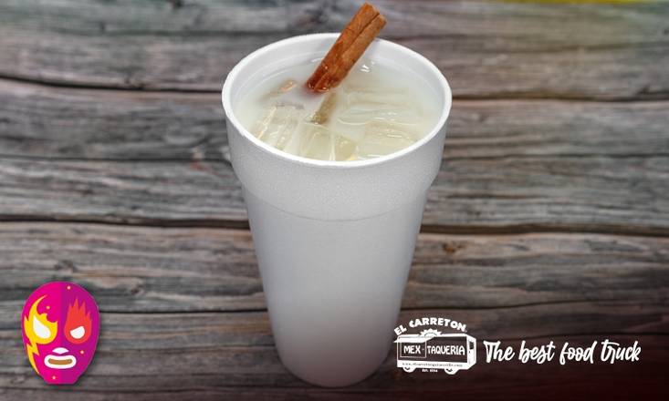 Order Lg Horchata food online from El Carreton Mexican Taqueria store, Gainesville on bringmethat.com