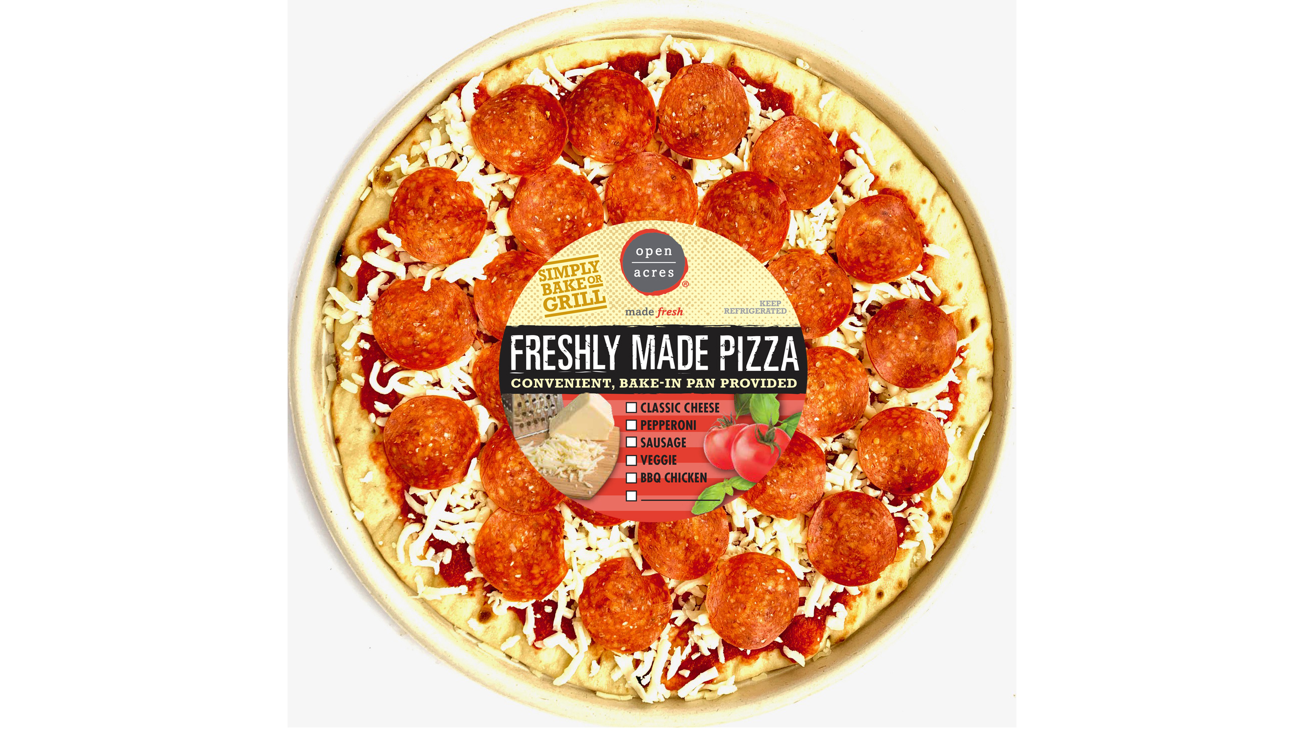 Order 12" Pepperoni Pizza food online from Ada Fresh Market store, Ada on bringmethat.com