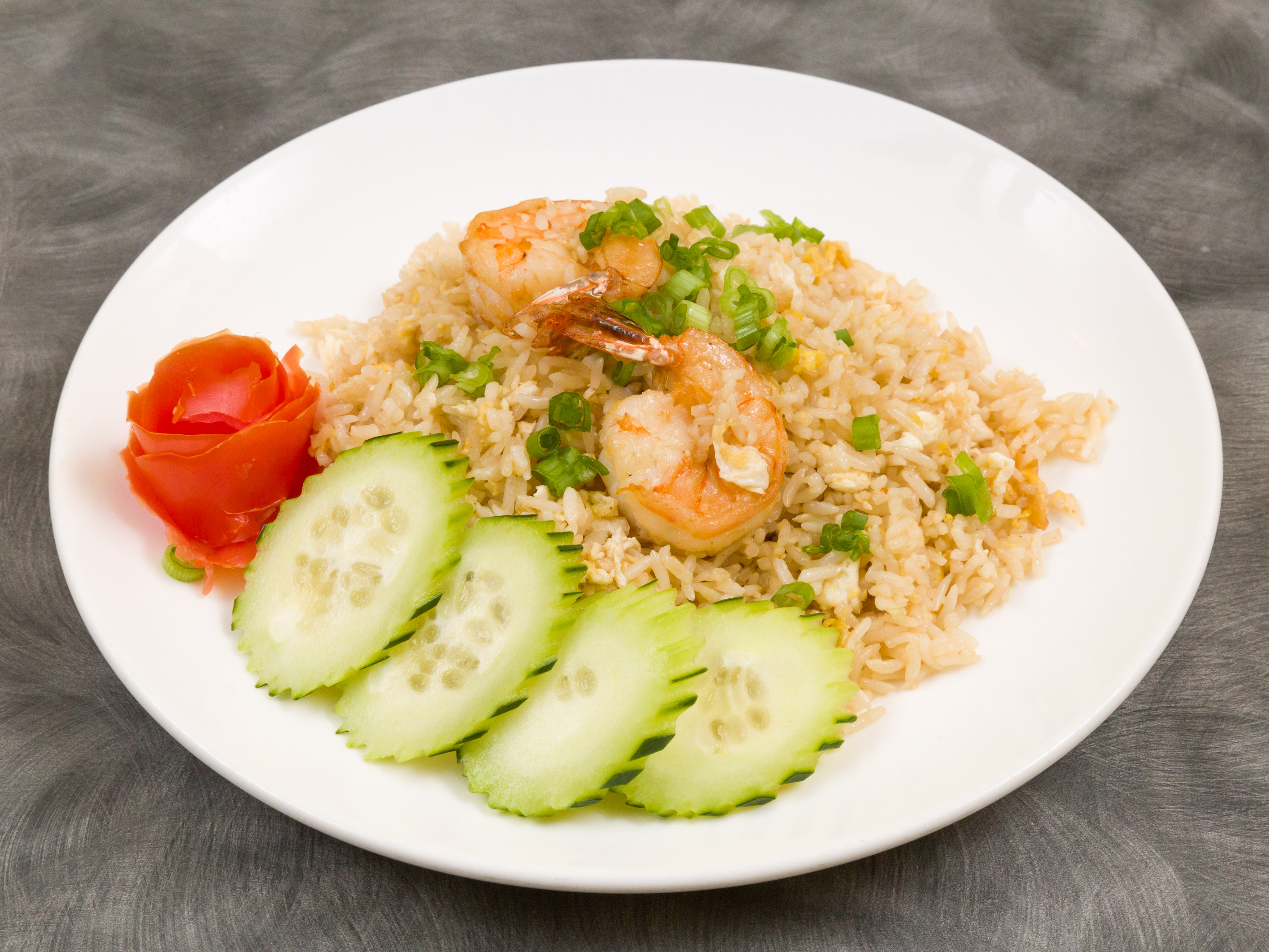 Order 1. House Fried Rice food online from Little Thai Cafe store, Houston on bringmethat.com