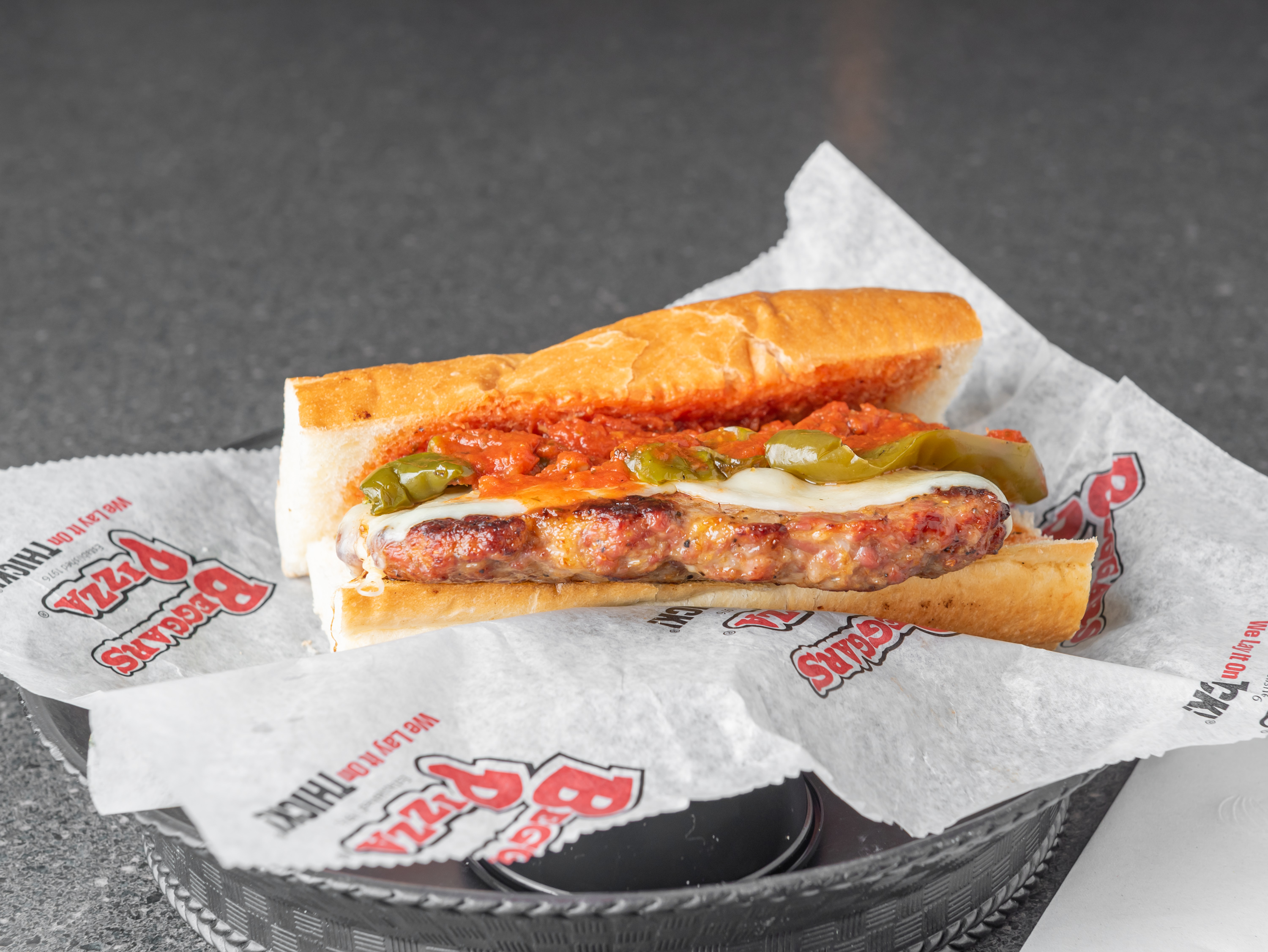 Order Freddy Sandwich food online from Beggars Pizza store, Bolingbrook on bringmethat.com