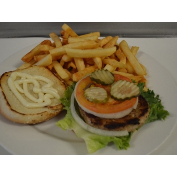 Order Hamburger food online from Golden State Pizza & Grill store, San Francisco on bringmethat.com