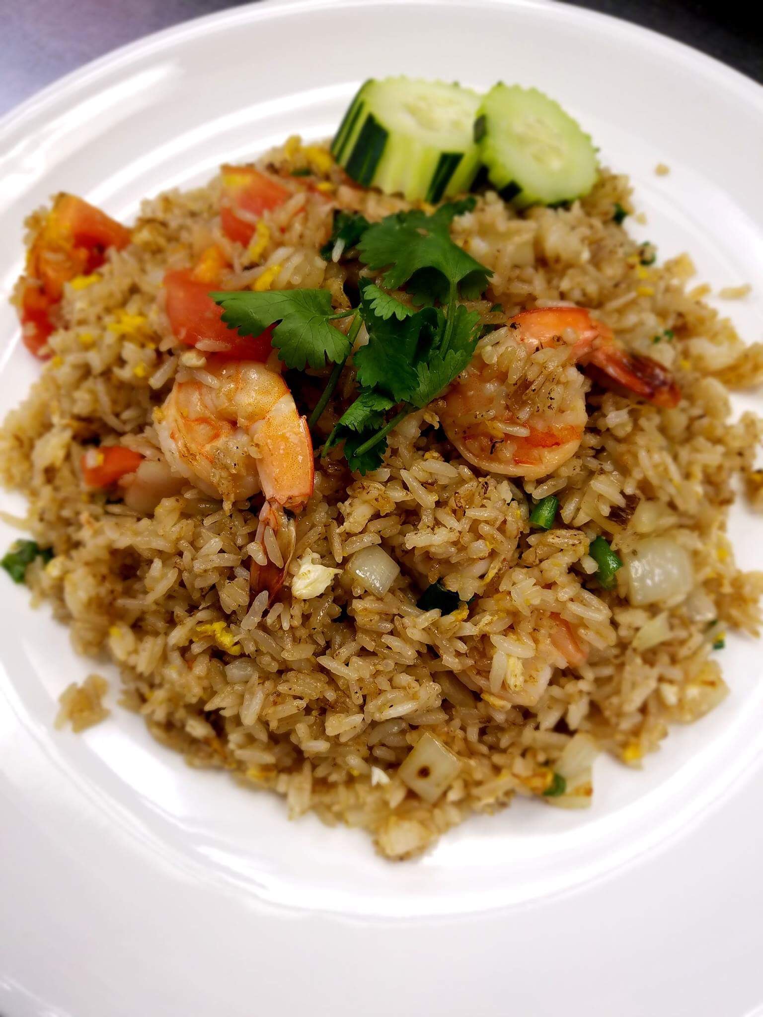 Order FR3. Shrimp Fried Rice food online from Thai Bbq & Noodles store, Cypress on bringmethat.com