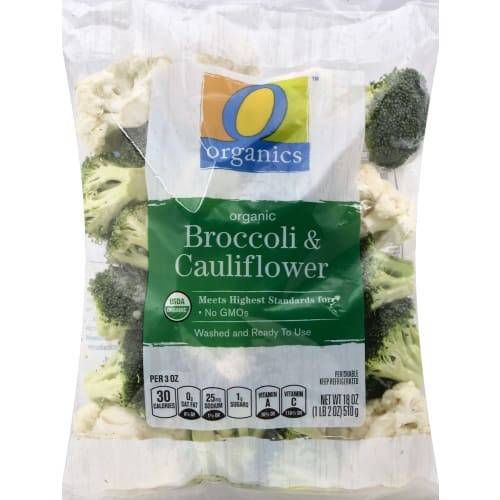 Order O Organics · Organic Broccoli & Cauliflower (18 oz) food online from Randalls store, Galveston on bringmethat.com