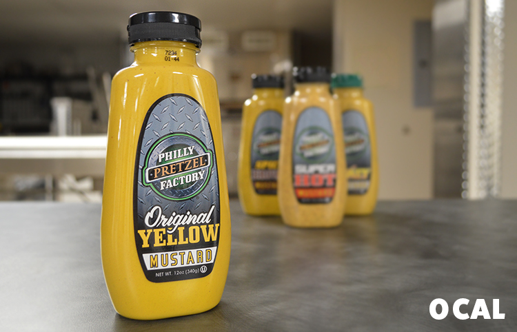 Order Bottle Yellow Mustard food online from Philly Pretzel Factory store, Rio Grande on bringmethat.com