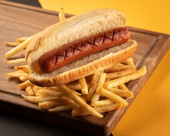 Order Grilled Hot Dog & Fries food online from Bun Burger Kitchen store, Lakewood on bringmethat.com