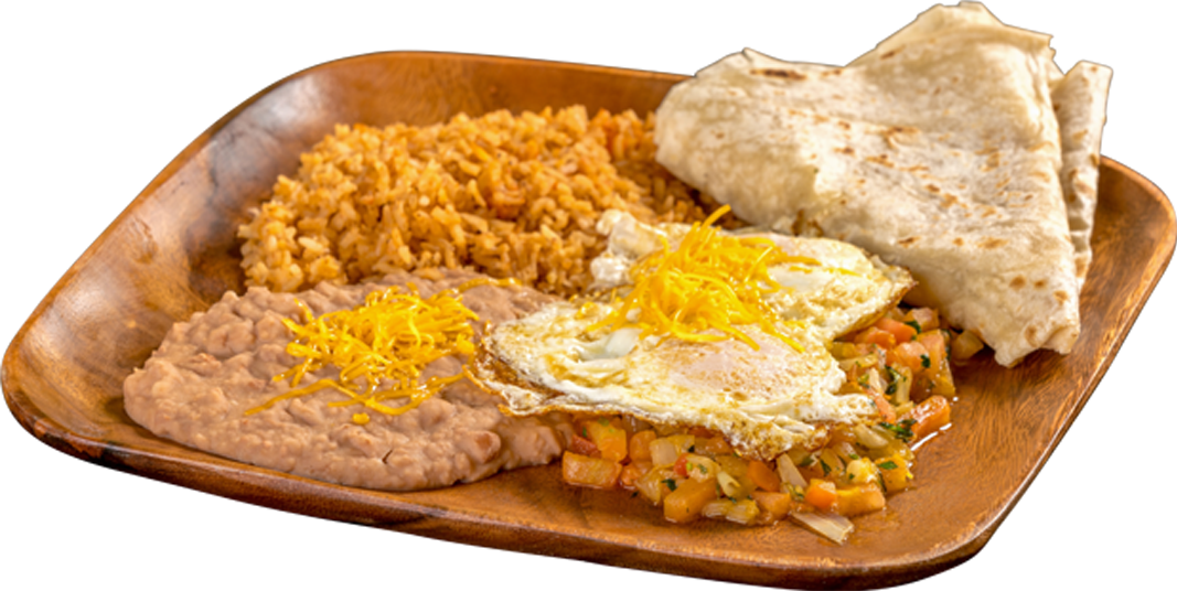 Order Huevos Rancheros Plate food online from Filiberto's Mexican Food store, Tucson on bringmethat.com