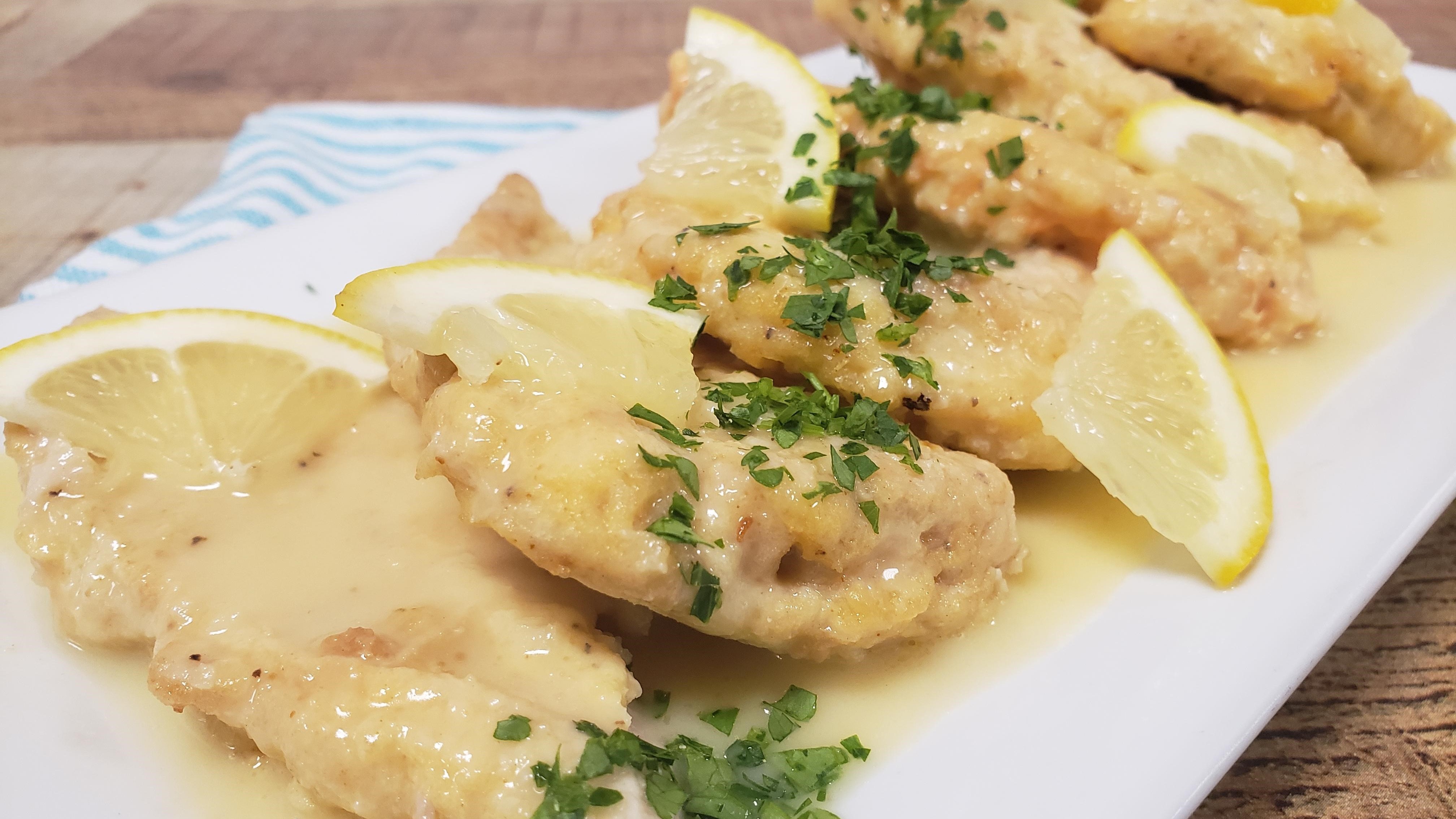 Order Frozen Chicken Francaise food online from Pasta Vita store, South Windsor on bringmethat.com