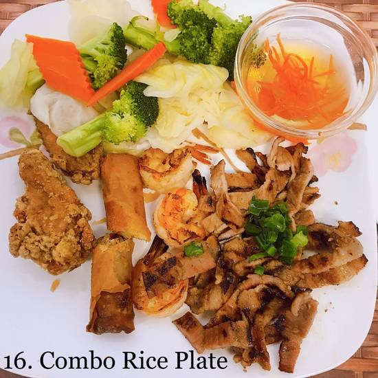 Order Combo Rice Plate food online from Pho House store, Carmichael on bringmethat.com