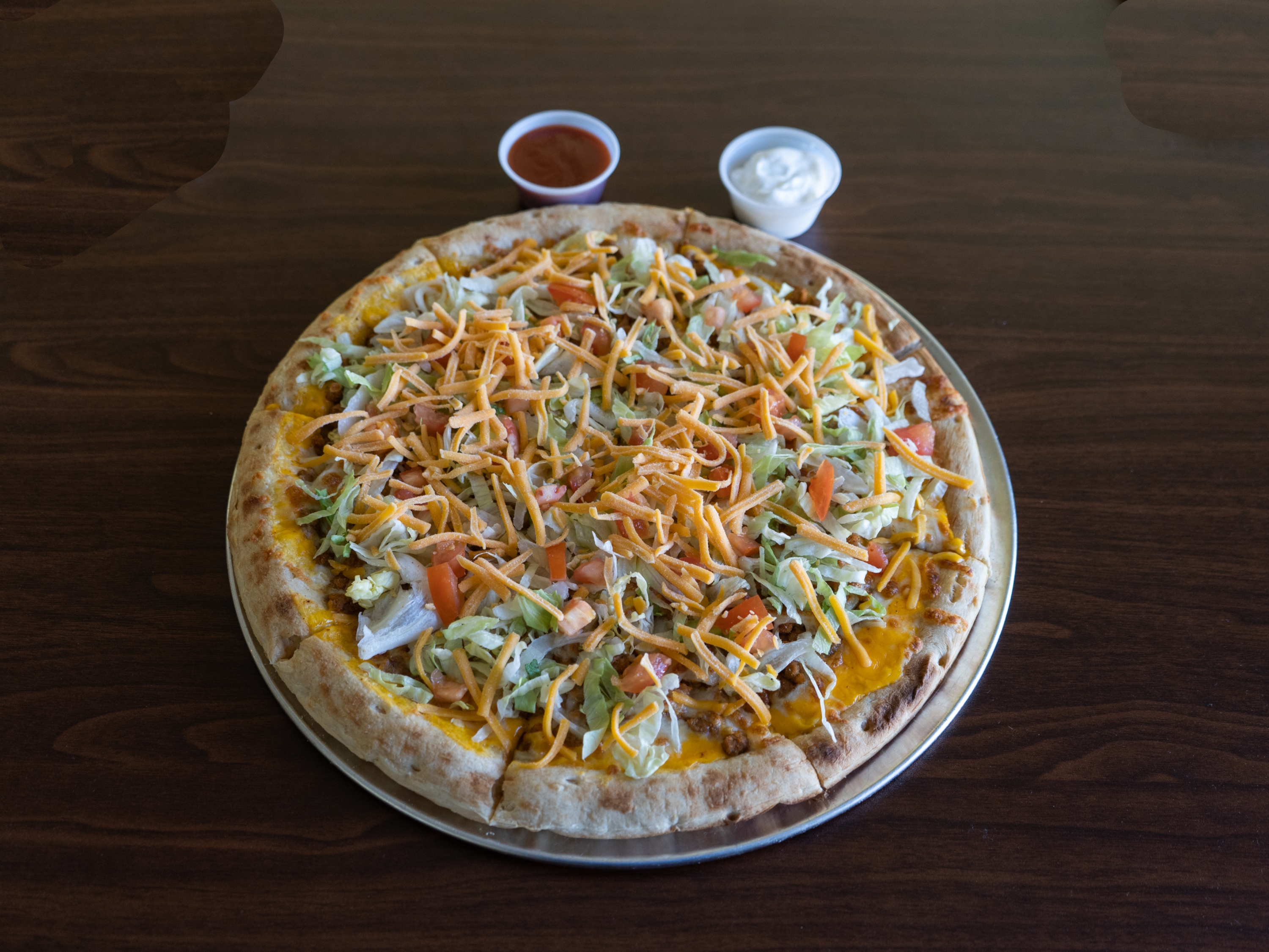 Order Taco Pizza food online from The Oven store, Owensboro on bringmethat.com