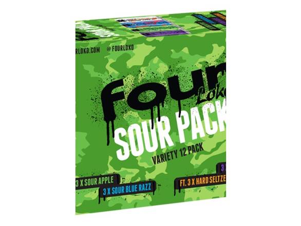 Order Four Loko Sour Pack - 24oz Can food online from Rayan Discount Liquors store, CHICAGO on bringmethat.com
