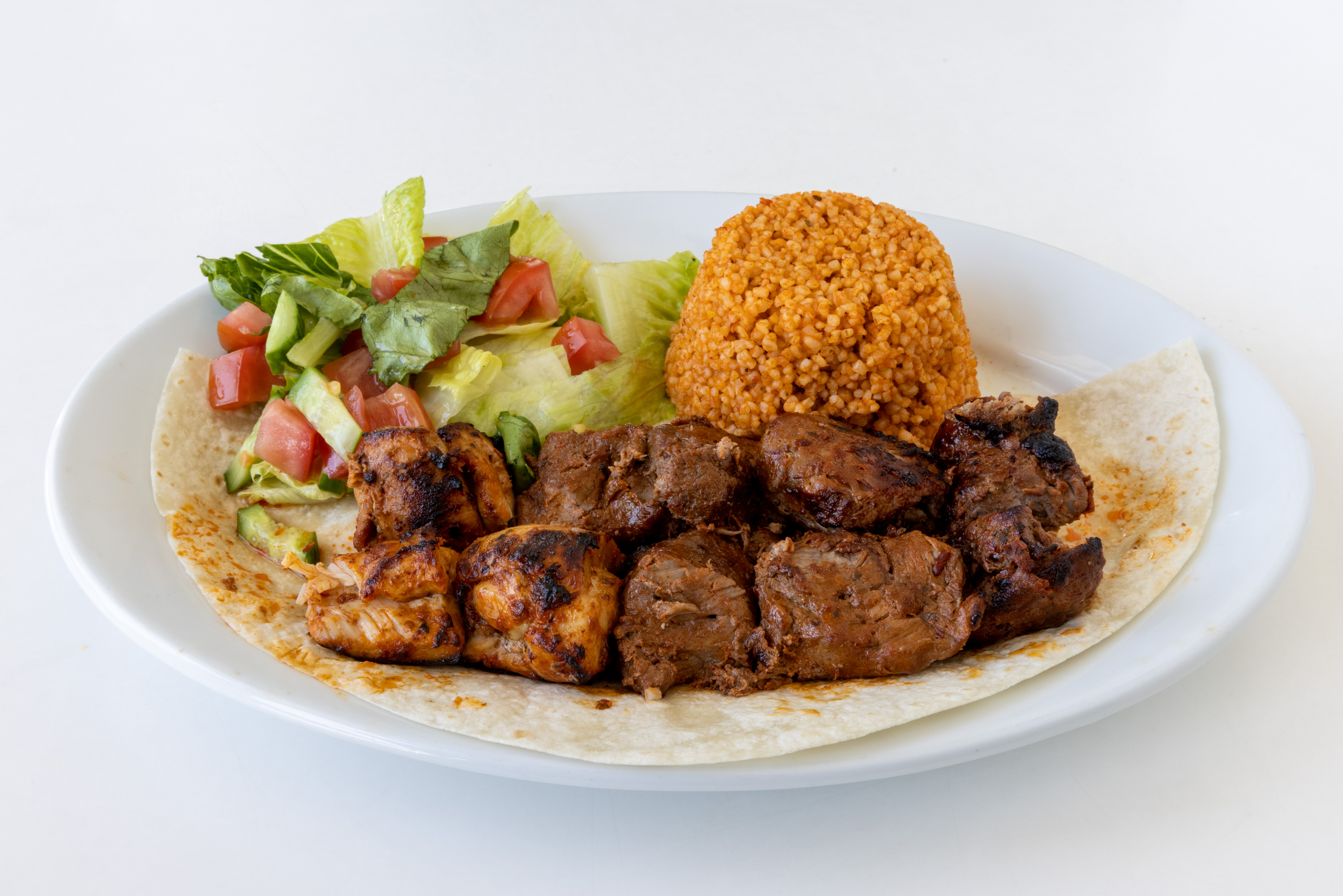 Order Mix Kabobs food online from Nuka Cafe store, Los Angeles on bringmethat.com