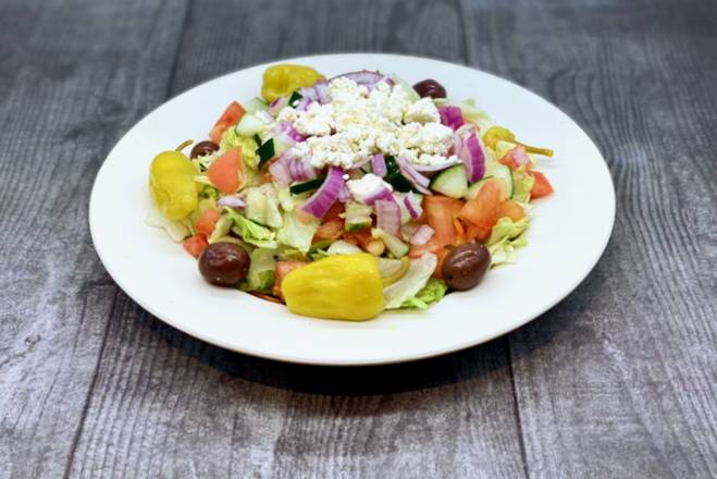 Order Authentic Greek  Salad food online from Roasters N Toasters store, Pinecrest on bringmethat.com