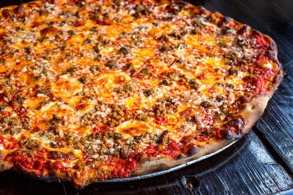 Order Meatball Parm Pizza - Pizza food online from Artichoke Basille's Pizza store, New York on bringmethat.com