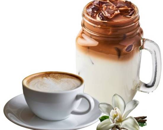 Order Vanilla Latte food online from Mr. Breakfast Restaurant store, Hoffman Estates on bringmethat.com